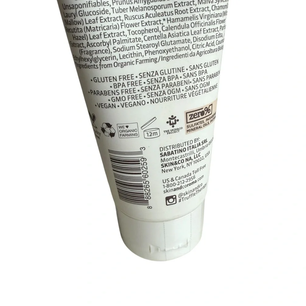 SKIN&CO ROMA Truffle Therapy Whipped Cleansing Cream 100ml & 3.38Fl oz
